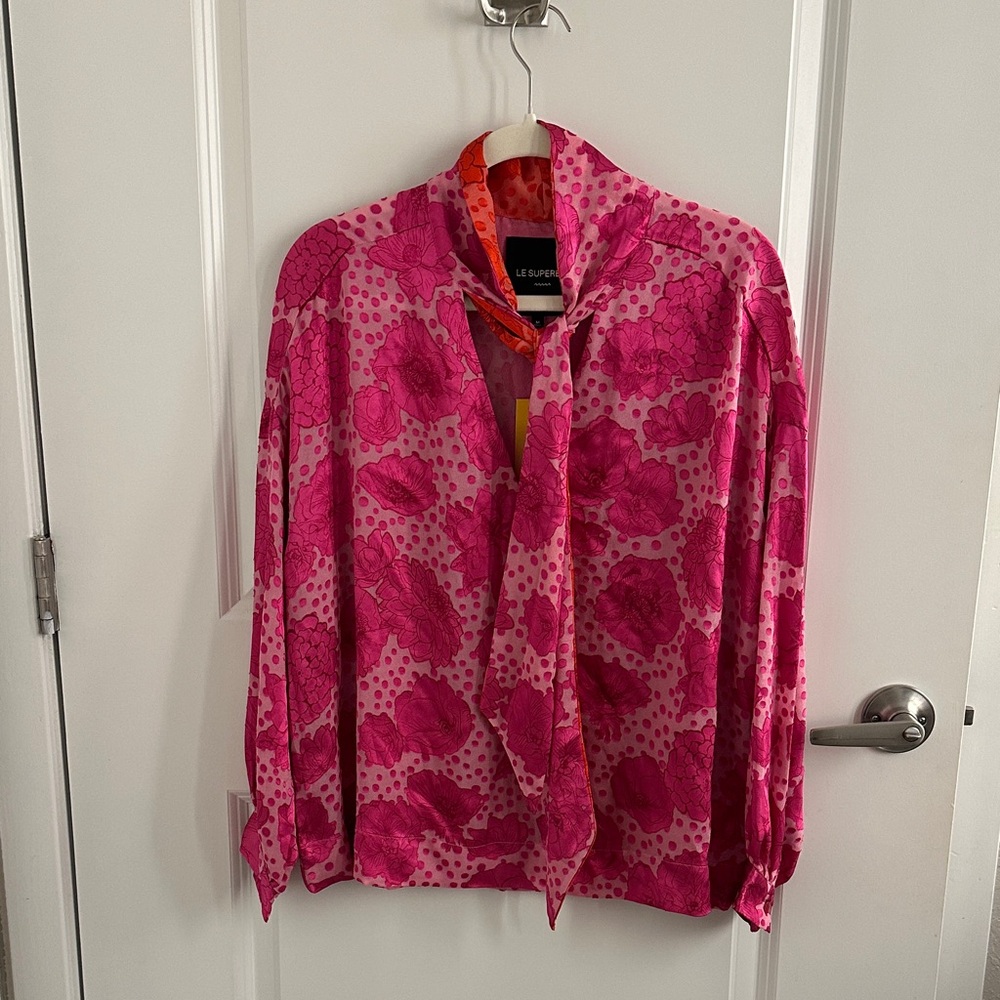Le Superbe tie blouse - Picture 2 of 8